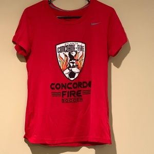 Red Nike Soccer Shirt